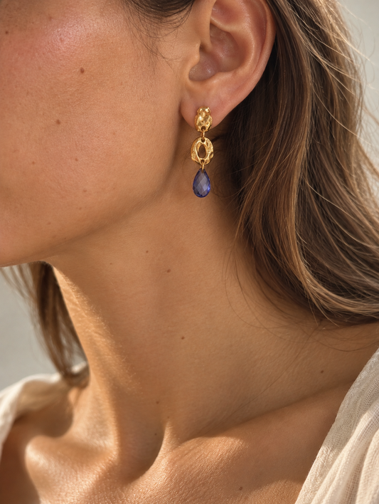 Boucles Alma violet