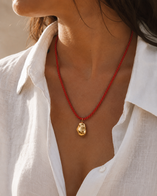 Collier goutte or