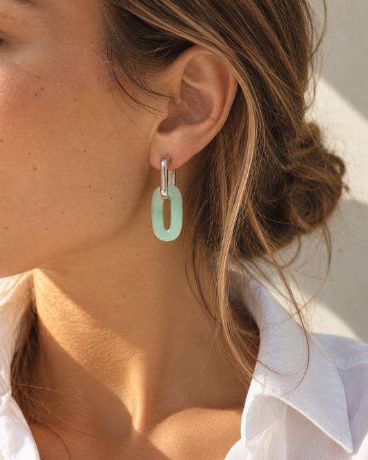 Boucles Elise argent