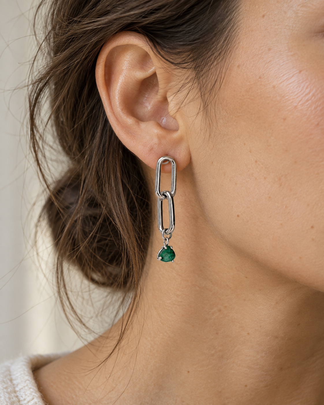 Boucles Charlotte argent