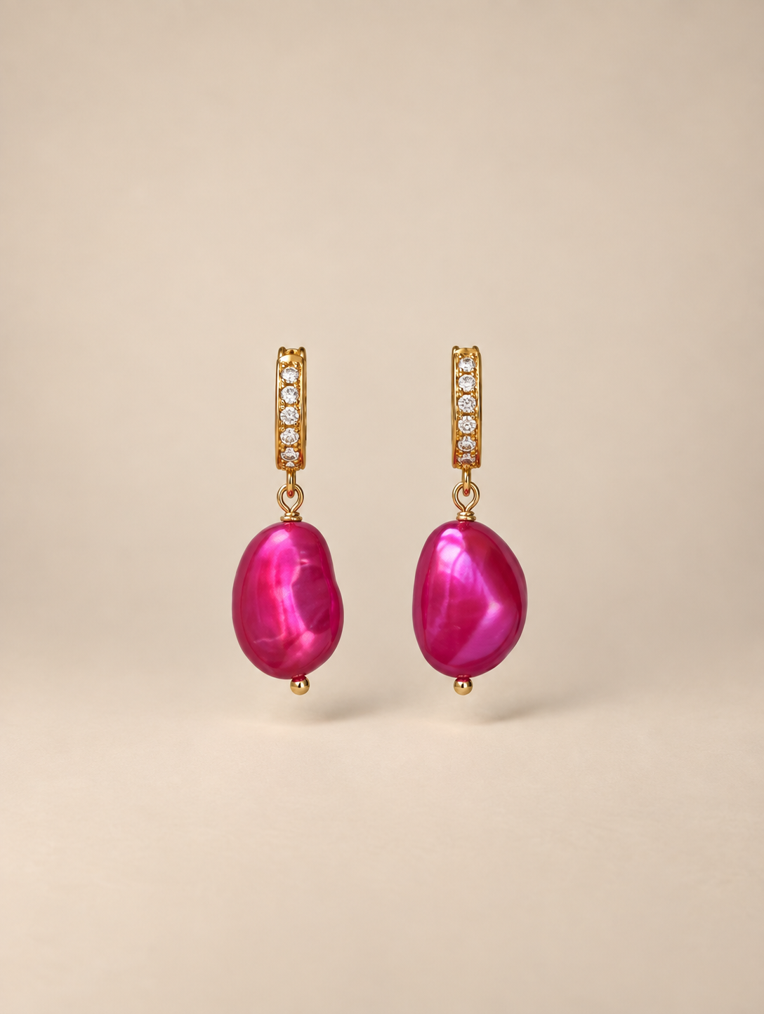 Boucles Zélie rose