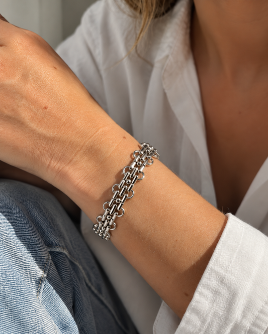 Bracelet Louise argenté